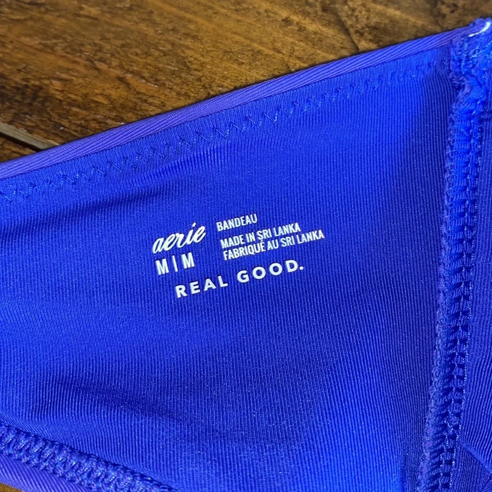 Size M halter‎ neck bandeau style bikini by Aerie
